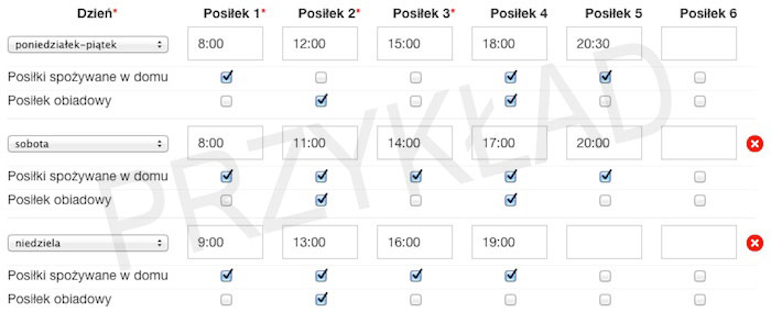 Przykład w jaki sposób wypełnić formularz